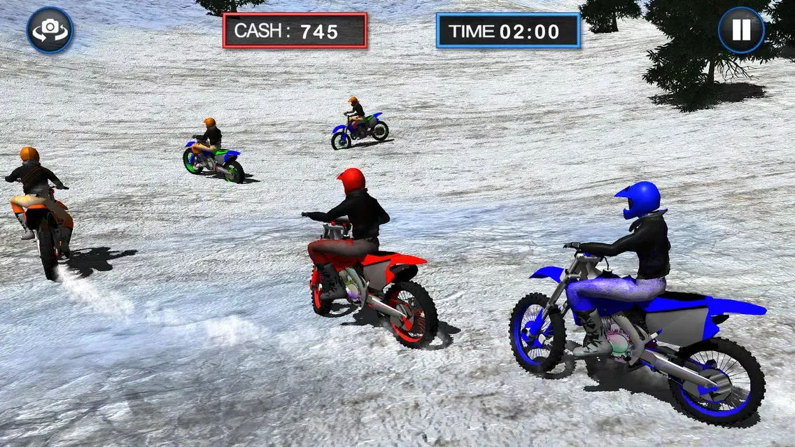 Скриншоты Bike Ride-r Frozen Highway Rally : Stunt Moto Free