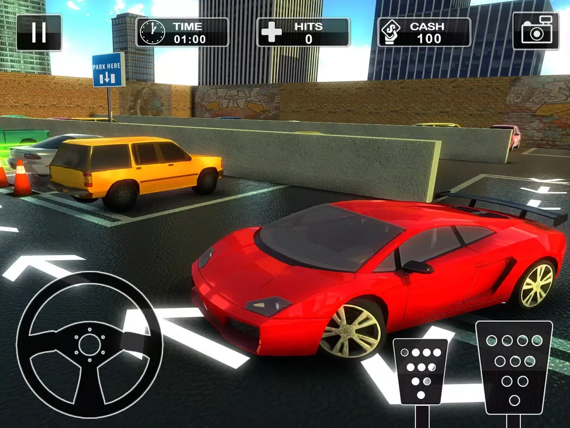 Tangkapan skrin Valet Car Park-ing Dr. :Sim-ulator 2017 Game-s iPad 