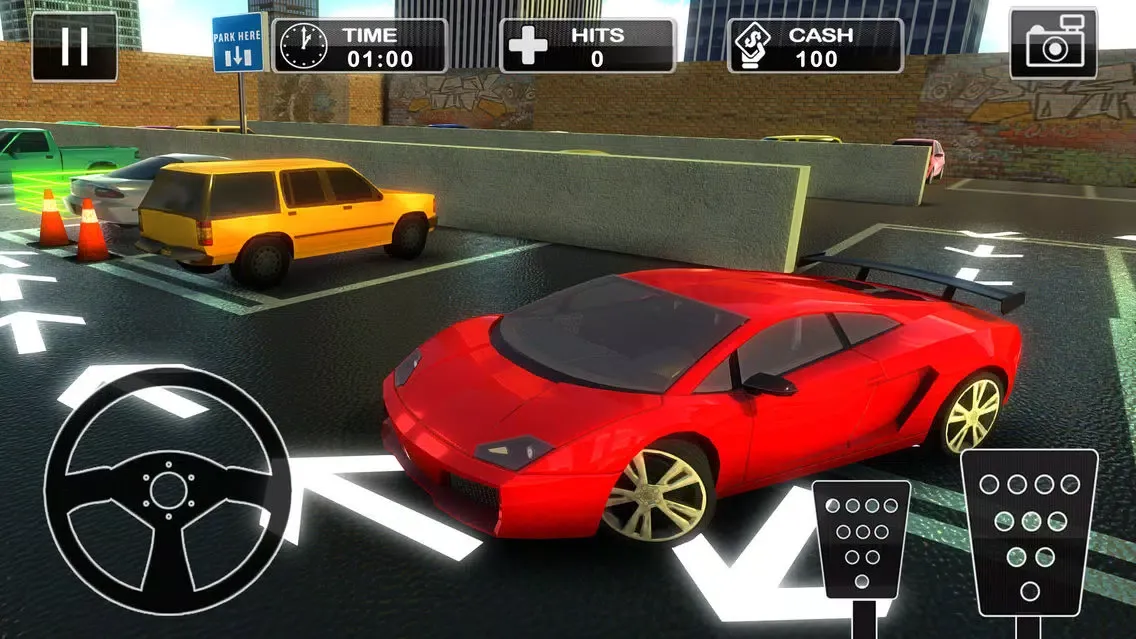 Tangkapan skrin Valet Car Park-ing Dr. :Sim-ulator 2017 Game-s