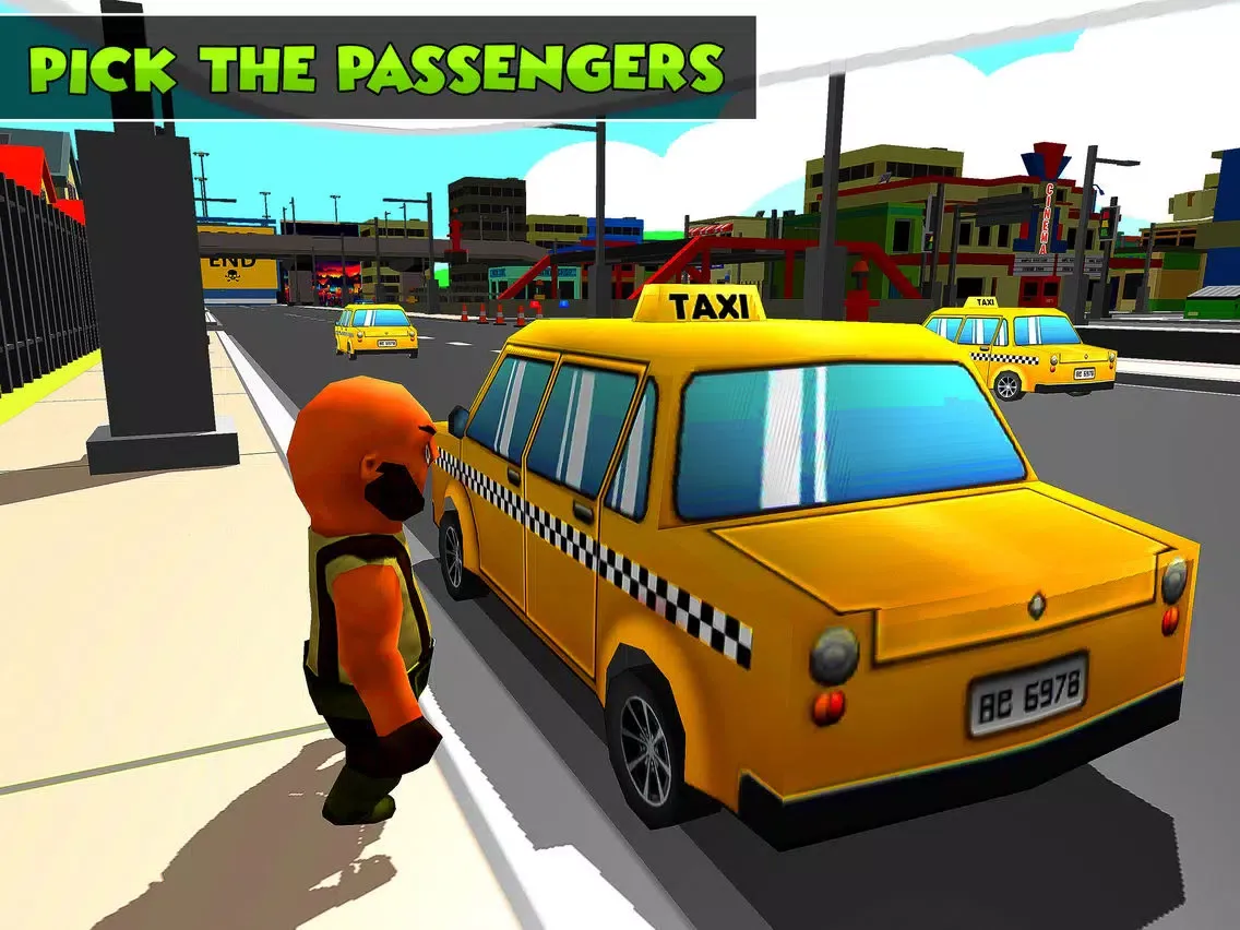 Captures d'écran de Taxi Drive-r Sim-ulator 3d: Real Crazy Cab 2017 iPad 