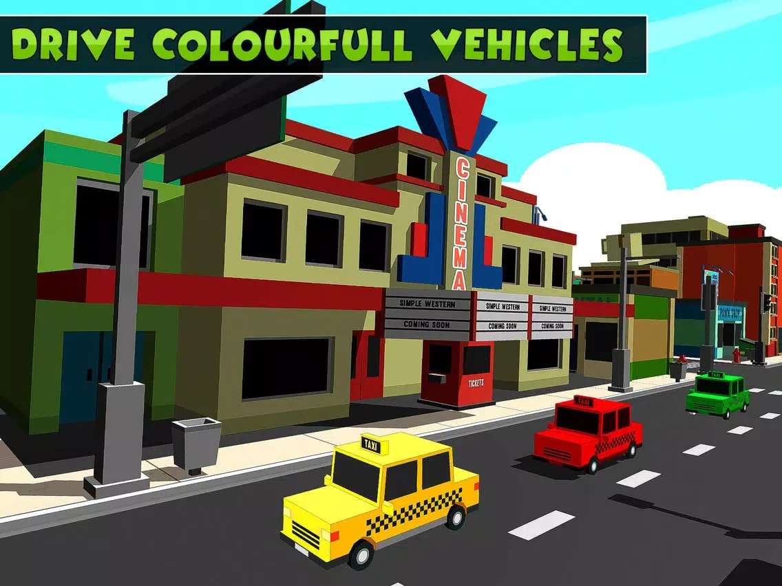 Captures d'écran de Taxi Drive-r Sim-ulator 3d: Real Crazy Cab 2017 iPad 