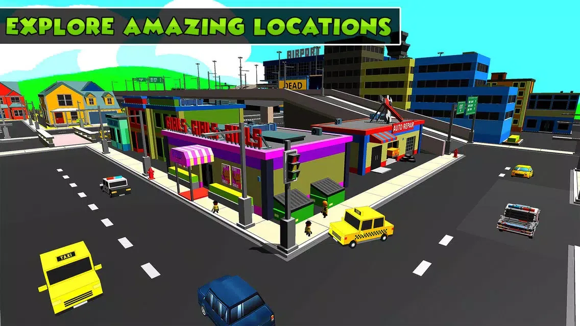 Captures d'écran de Taxi Drive-r Sim-ulator 3d: Real Crazy Cab 2017