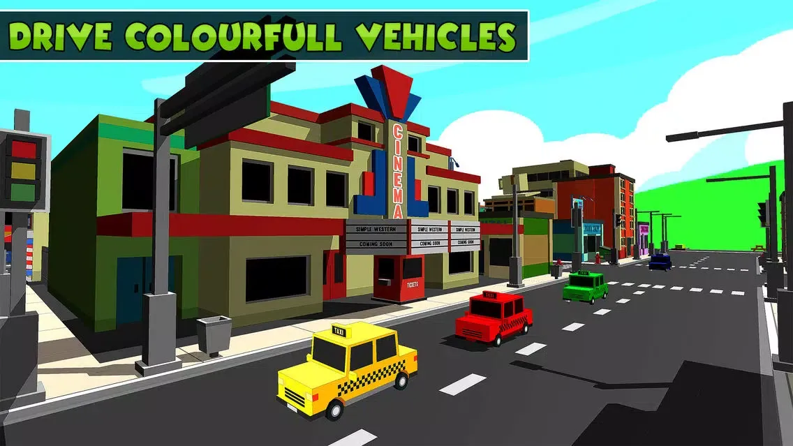 Captures d'écran de Taxi Drive-r Sim-ulator 3d: Real Crazy Cab 2017