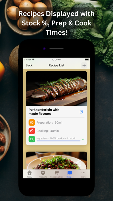 Captures d'écran de Meal Planner: Grocery List