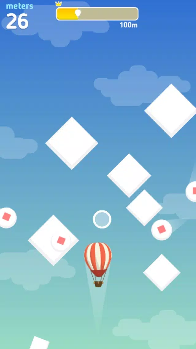 Tangkapan layar Keep Hot-air Ball : Upward