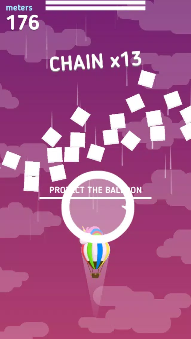 Tangkapan layar Keep Hot-air Ball : Upward