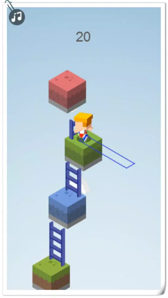Ảnh chụp màn hình của Ladder Hero : Stick Man