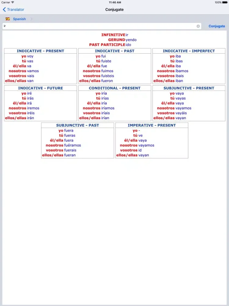 Screenshot di Offline Translator It-Es iPad 