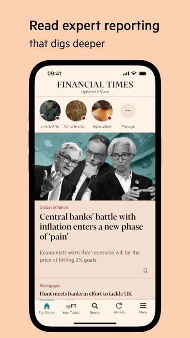 Zrzuty ekranu Financial Times: Business News