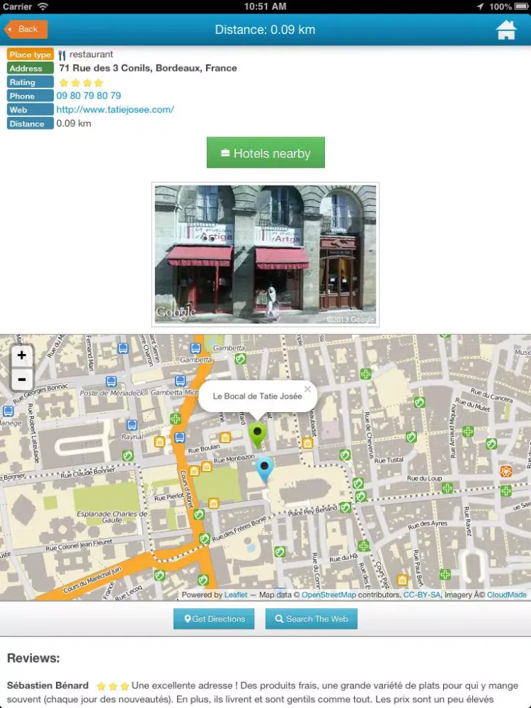 Скриншоты Bordeaux guide, hotels, map, events & weather iPad 