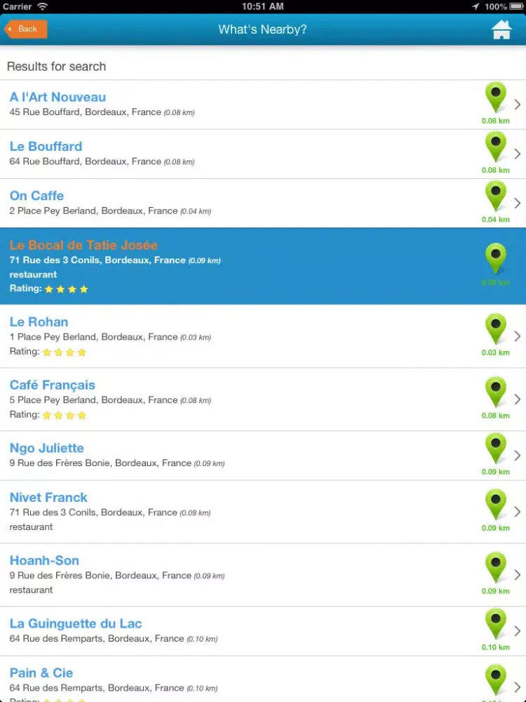 Скриншоты Bordeaux guide, hotels, map, events & weather iPad 