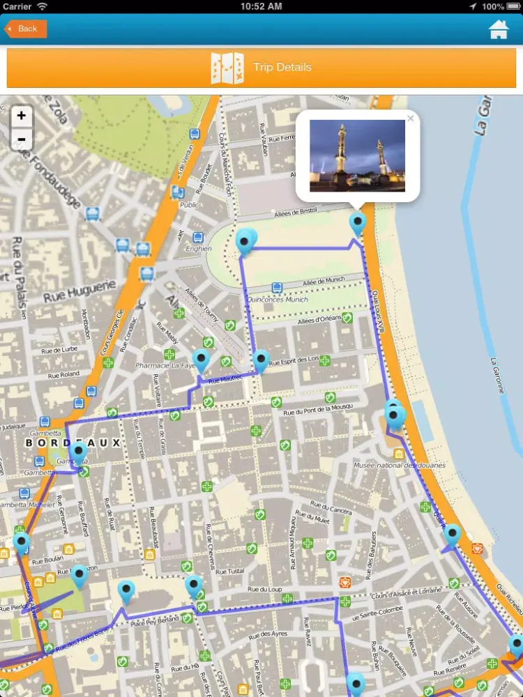 Скриншоты Bordeaux guide, hotels, map, events & weather iPad 