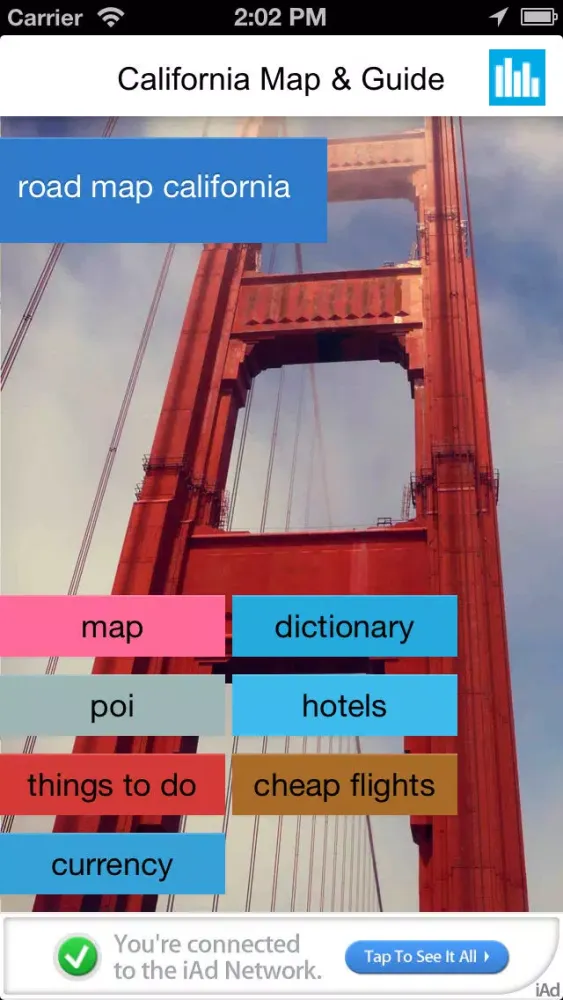 California offline map and guide (FREE edition) Screenshots
