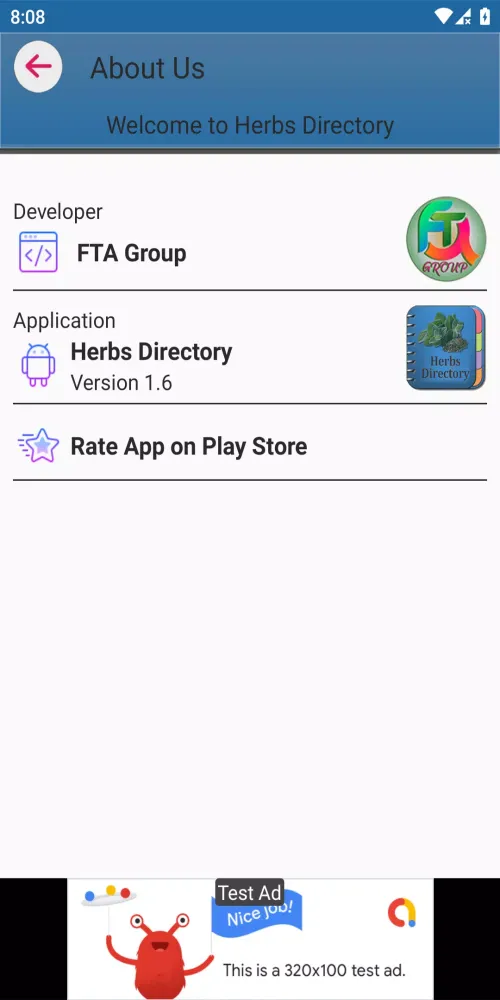Herbs Directory Screenshots