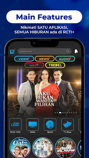 Ảnh chụp màn hình của RCTI+ Superapp