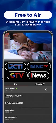 Ảnh chụp màn hình của RCTI+ Superapp