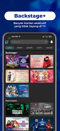 Ảnh chụp màn hình của RCTI+ Superapp