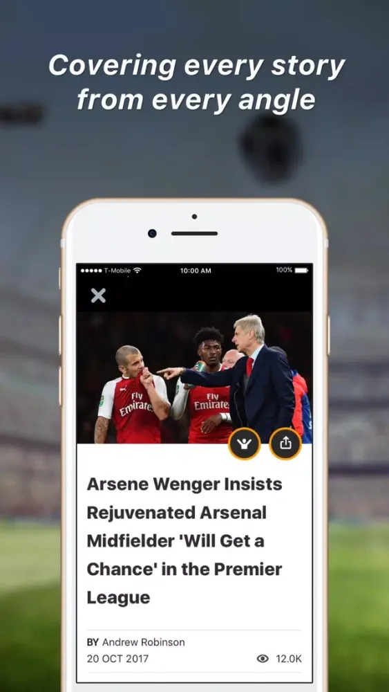 ภาพหน้าจอของ 90min - Arsenal FC Edition