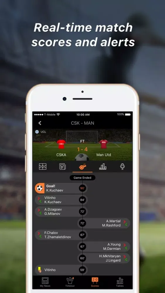 Ảnh chụp màn hình của 90min - Live Scores & News