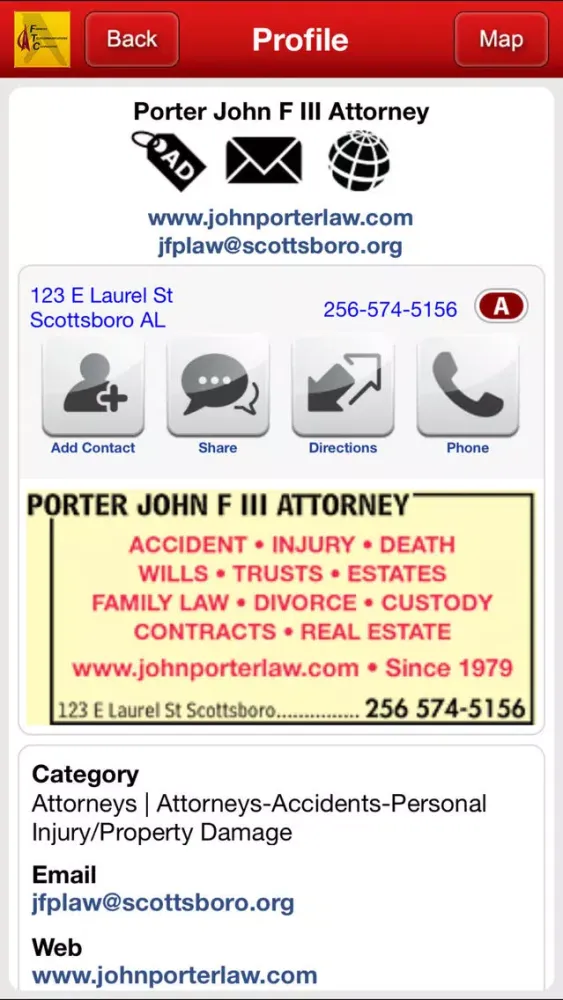 Screenshot di Farmers Telephone Cooperative