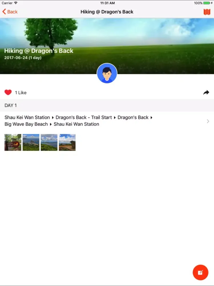 Tangkapan layar Nextop - Social Travel Journal iPad 