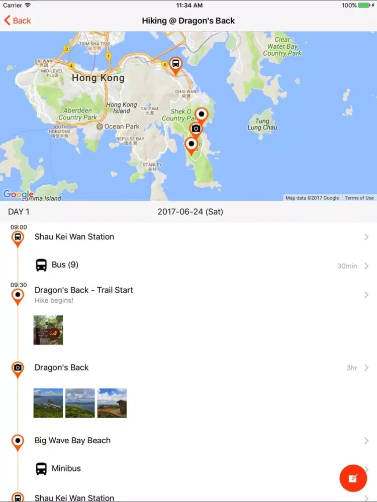 Tangkapan layar Nextop - Social Travel Journal iPad 