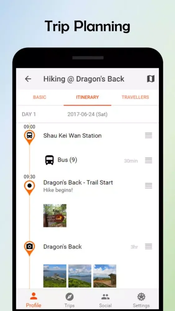 Tangkapan layar Nextop - Social Travel Journal