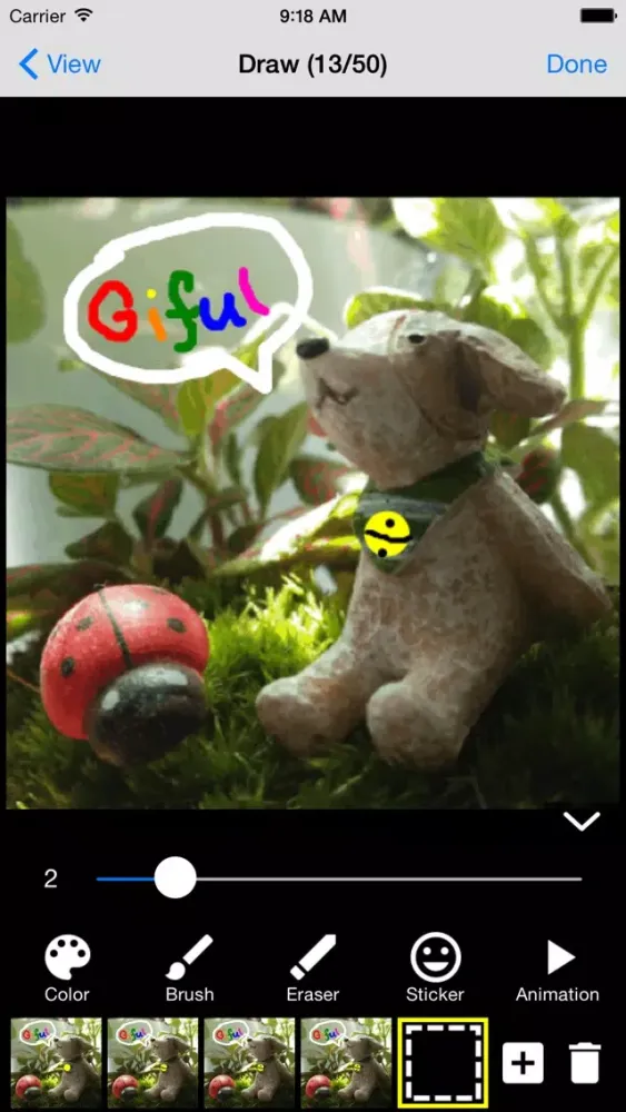 Screenshot di Giful | Draw & Share GIF