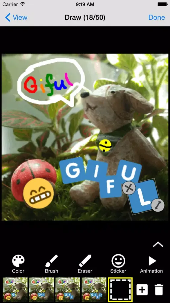 Screenshot di Giful | Draw & Share GIF