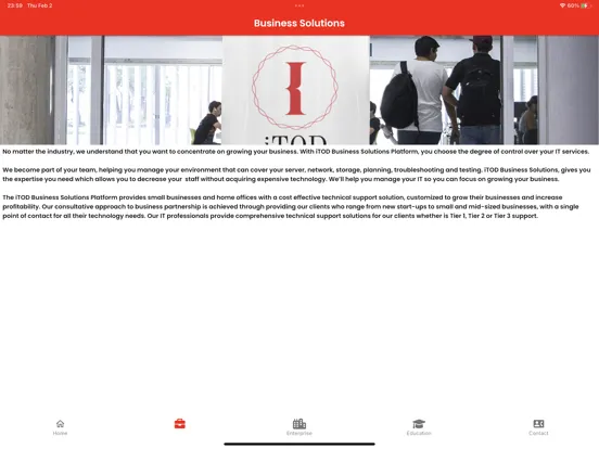Zrzuty ekranu iTOD Live iPad 