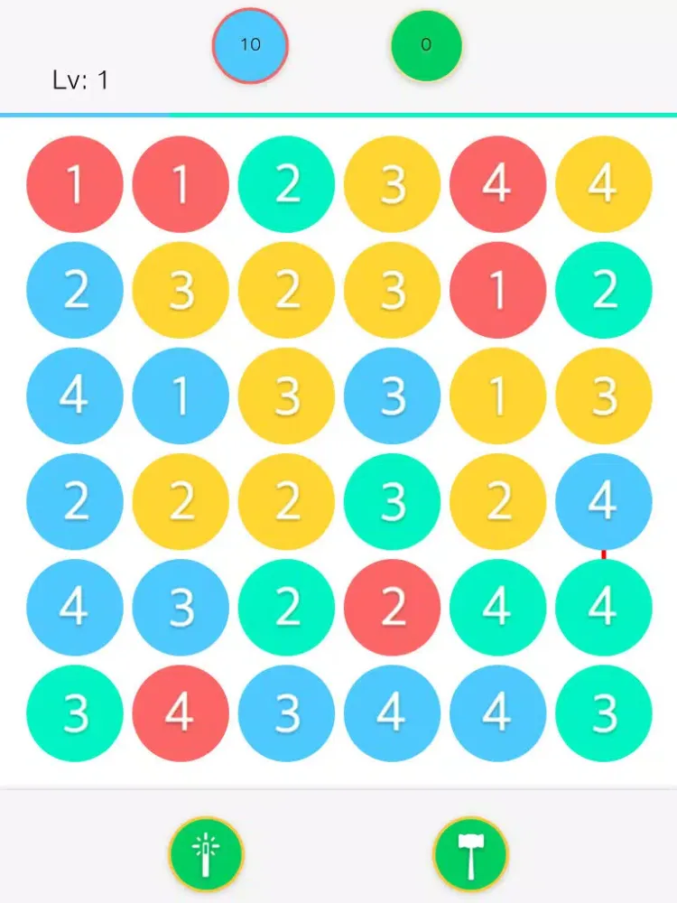 Color Number Connect iPad 应用截图
