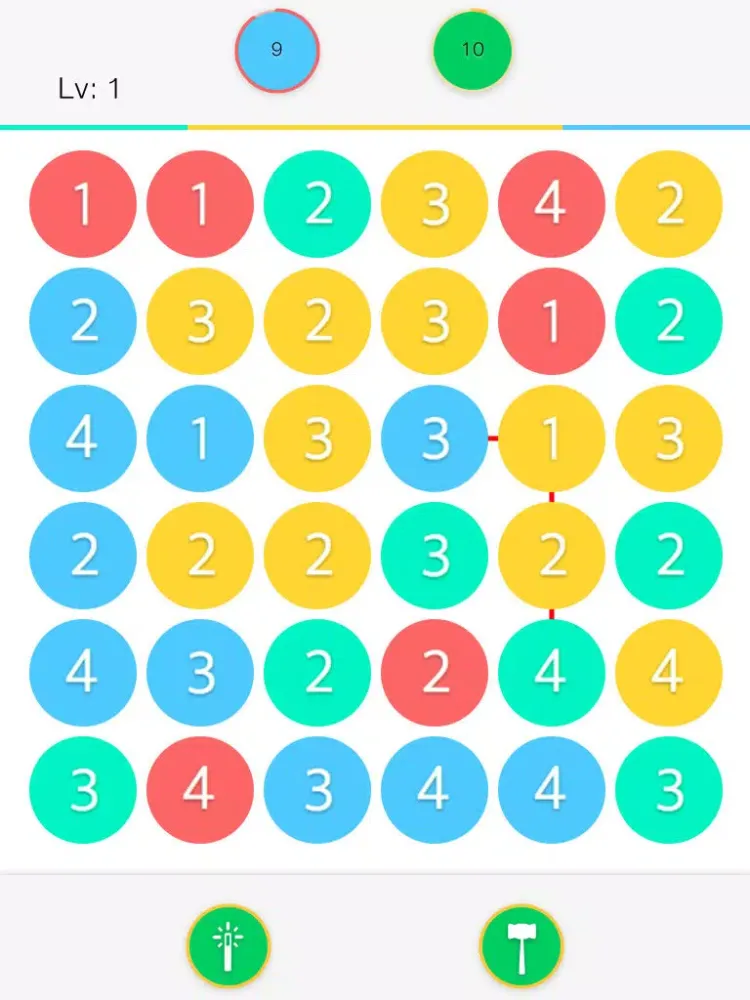 Color Number Connect iPad 应用截图