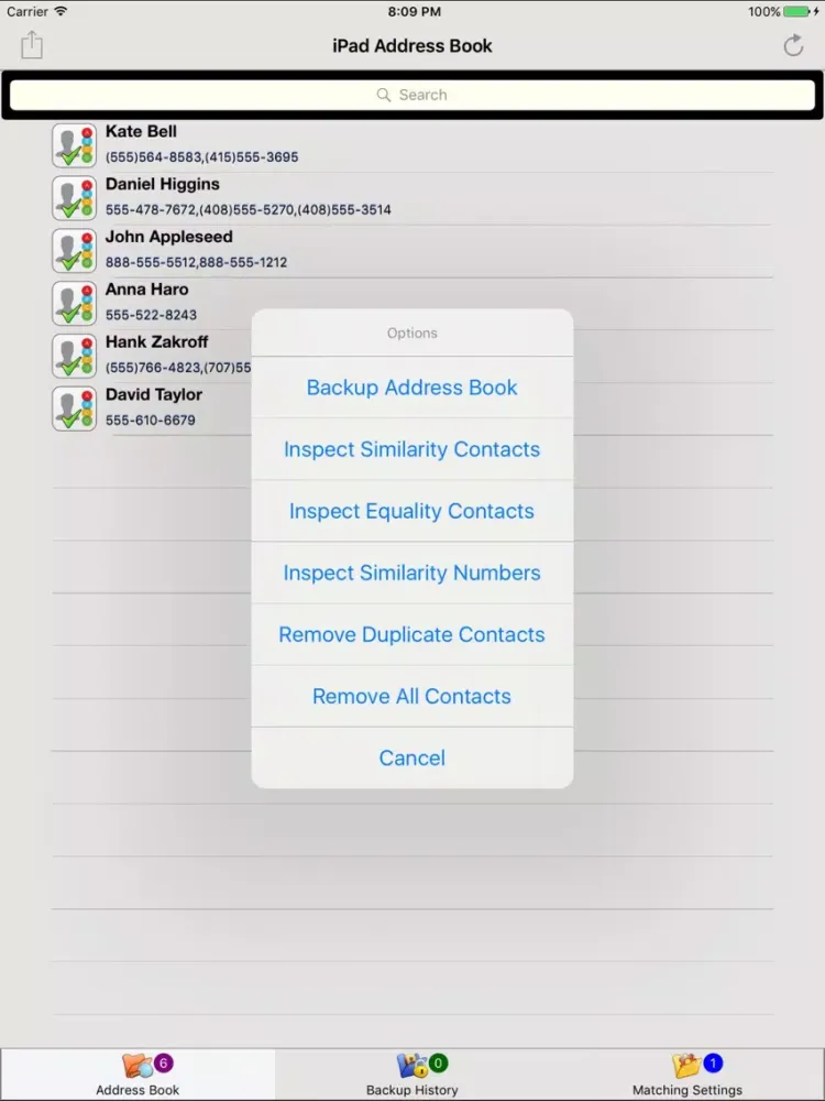 C.M.M iPad  Screenshots