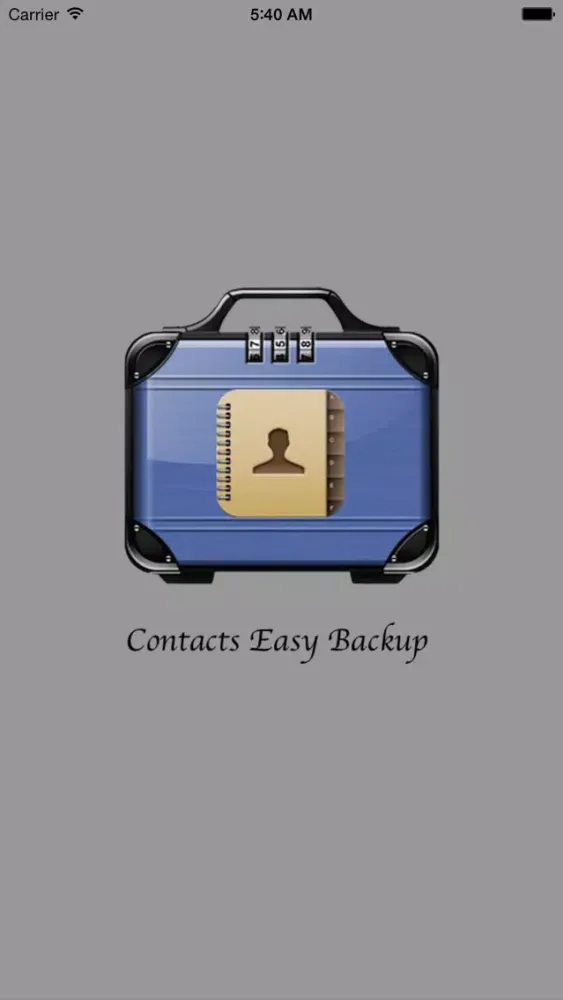 Zrzuty ekranu Backup of Contacts