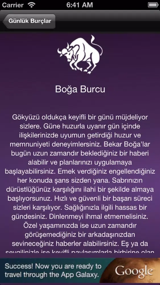 Günlük Burcum Ekran Görüntüleri