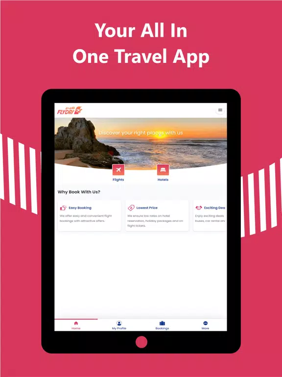 Flyday - فلاي دي iPad  سکرین شاٹس