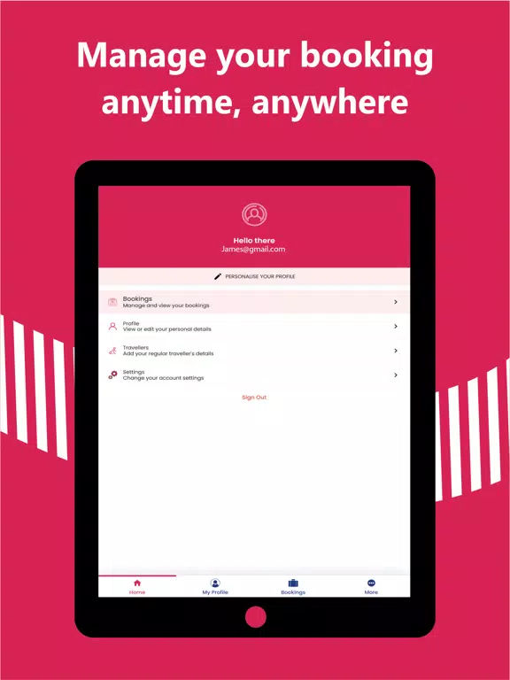 Flyday - فلاي دي iPad  سکرین شاٹس