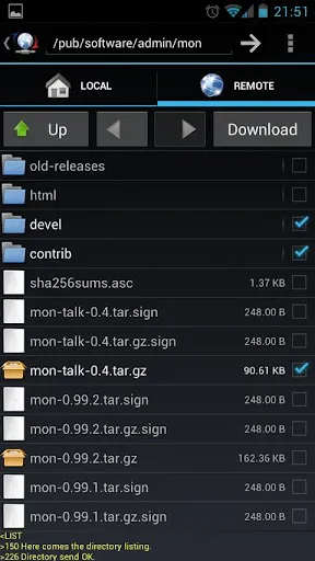 FtpCafe FTP Client Screenshots