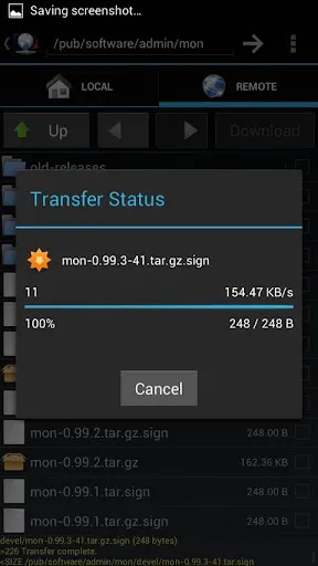 FtpCafe FTP Client Screenshots