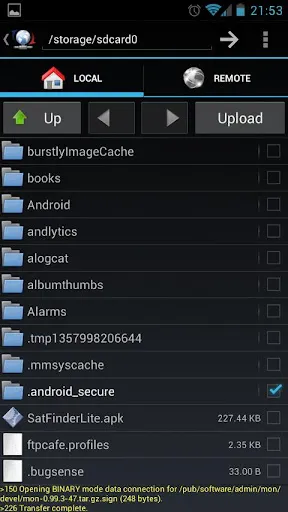 FtpCafe FTP Client Screenshots