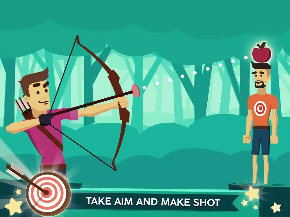 Apple Shooter - Bowmasters iPad  Screenshots