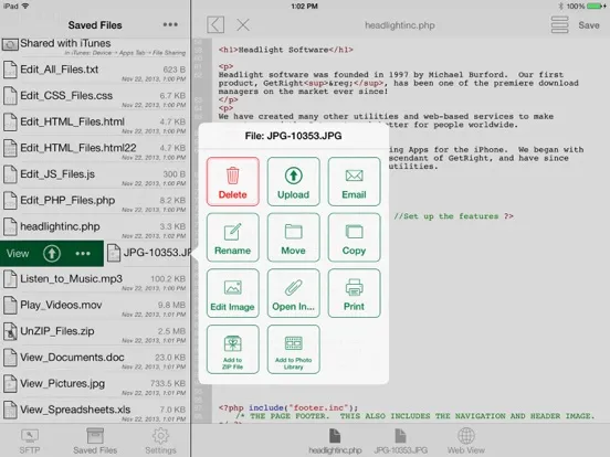 Скриншоты FTP On The Go Pro - Upgrade iPad 