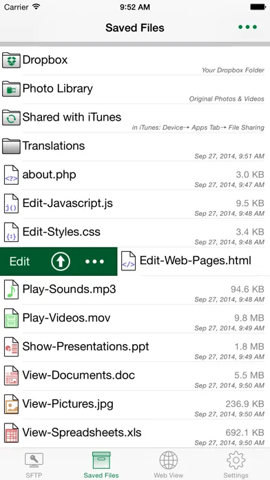 Скриншоты FTP On The Go Pro - Upgrade