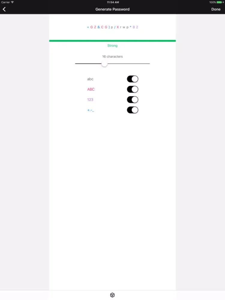 Secure PWD – Password Manager iPad  سکرین شاٹس