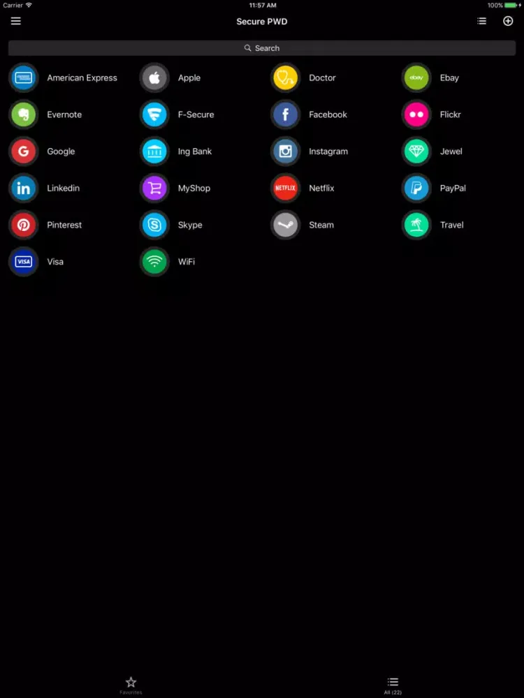 Secure PWD – Password Manager iPad  سکرین شاٹس