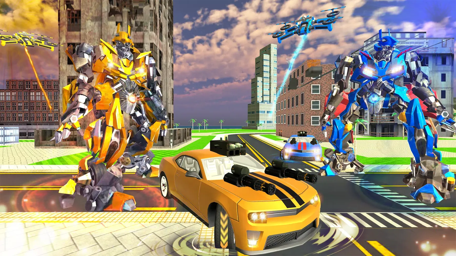 Robot Car Drone Transform: Rob Screenshots