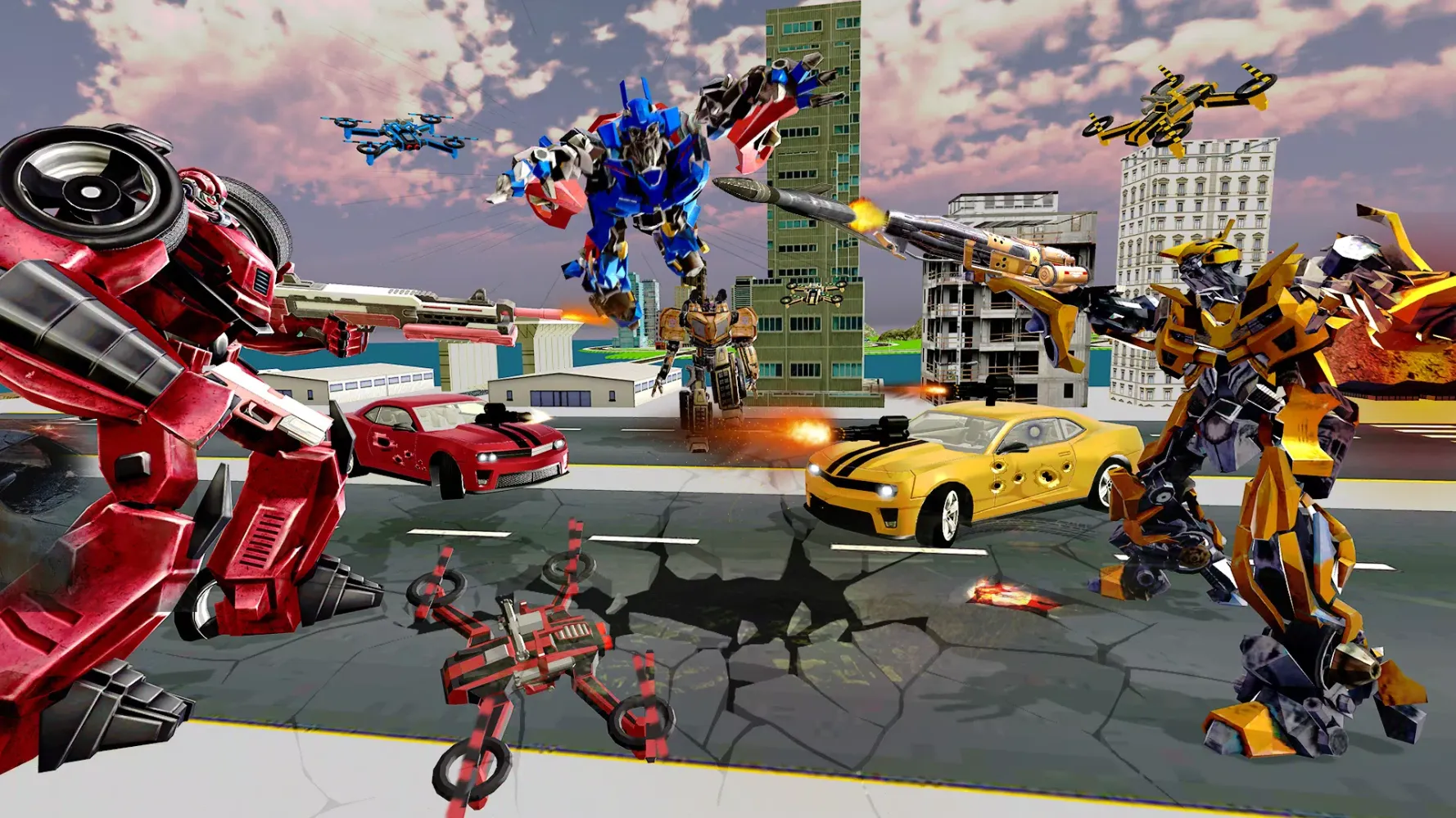 Robot Car Drone Transform: Rob Screenshots