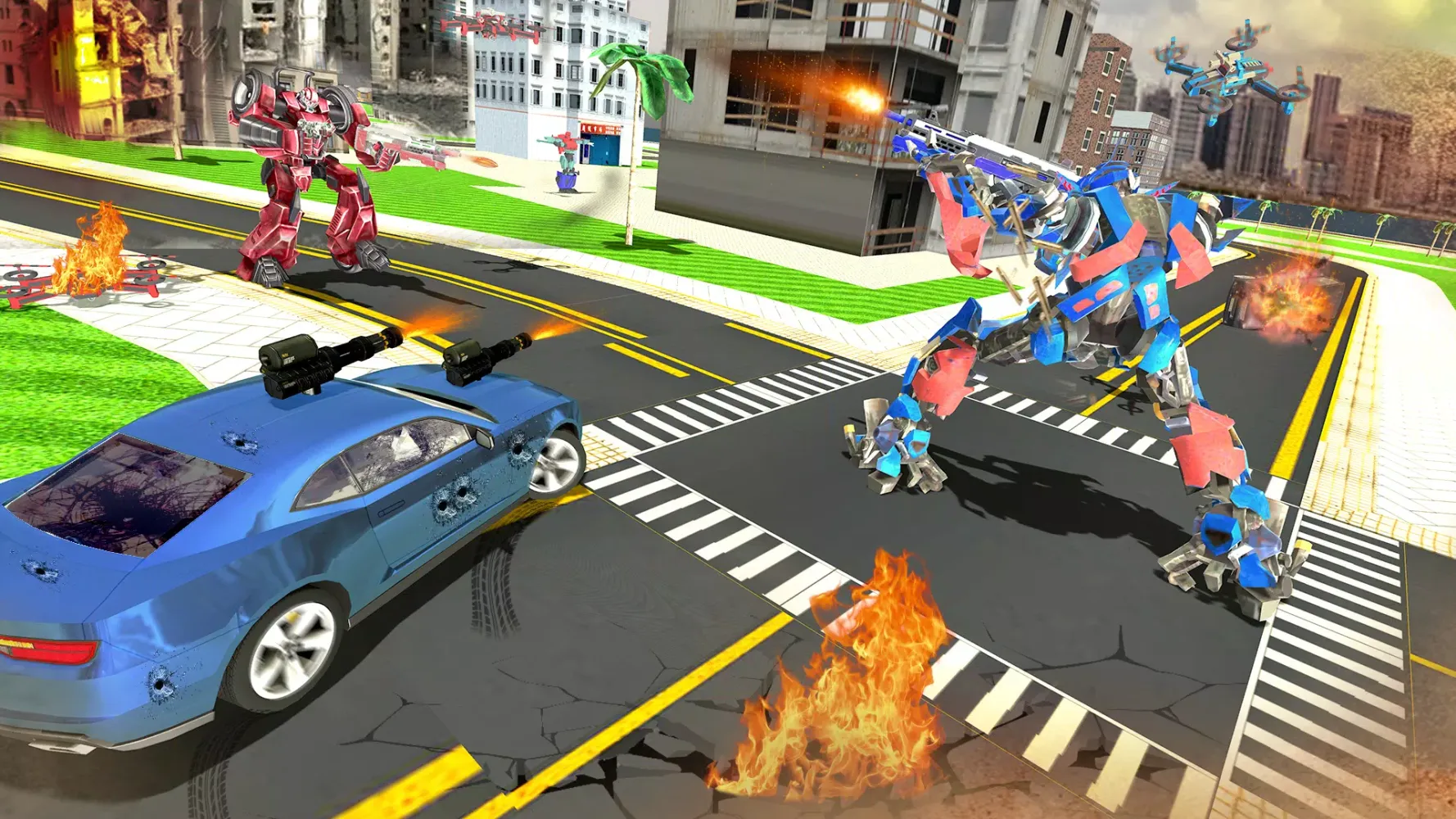Robot Car Drone Transform: Rob Screenshots