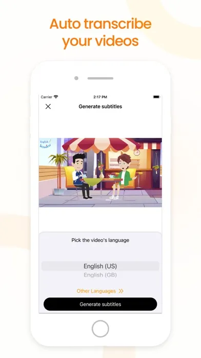 ภาพหน้าจอของ Subtitles Generator for Video