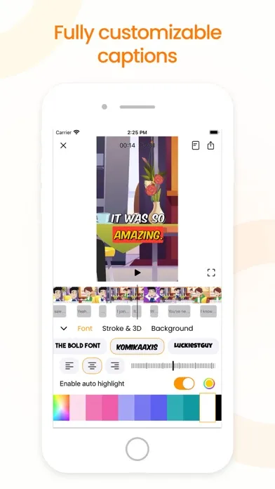 ภาพหน้าจอของ Subtitles Generator for Video